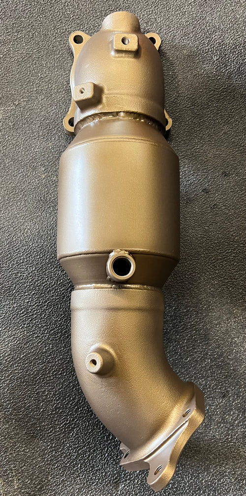 High Efficiency Downpipe Upgrade for 2017-2023 Honda Civic Type R FK8 - Bronze Cerakote