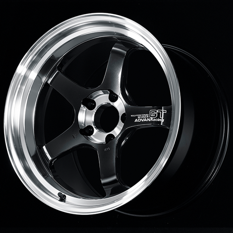 Advan GT Beyond-R 18X10.5 / +34 Off / 5x120 BC / 72.5mm Bore / Diamond Cut and Dark Platinum Black