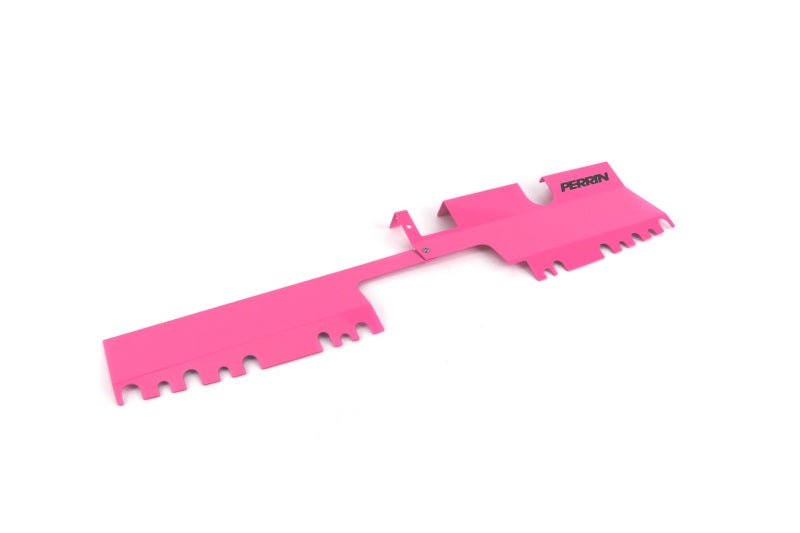 PERRIN 15-21 Subaru WRX/STI Radiator Shroud (With OEM Intake Scoop) - Hyper Pink