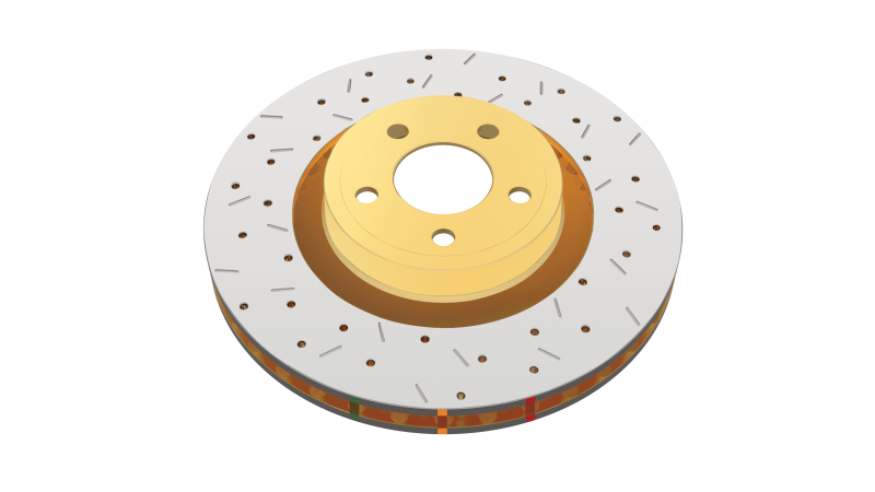 DBA 04-09 Audi S4 Rear 4000 Series Drilled & Slotted Rotor