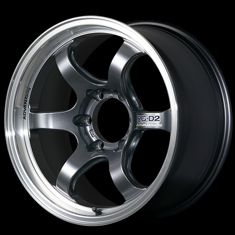 Advan RG-D2 for Truck 17x8.5 / -10 Offset / 6-139.7 / 112mm Bore / Machining & Racing Gunmetallic