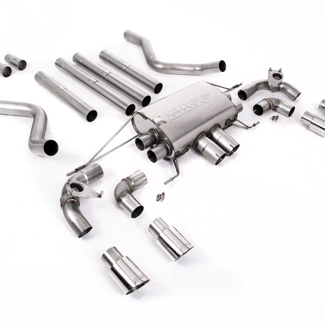 Milltek Valved &amp; Non-Resonated Catback Exhaust System for L663 Land Rover Defender V8 110
