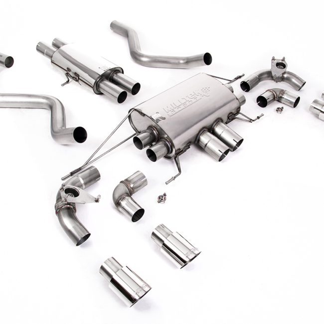 Milltek Valved &amp; Resonated Catback Exhaust System for L663 Land Rover Defender V8 90