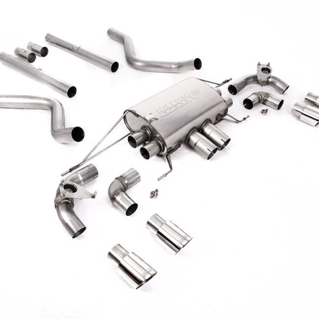 Milltek Valved &amp; Non-Resonated Catback Exhaust System for L663 Land Rover Defender V8 90