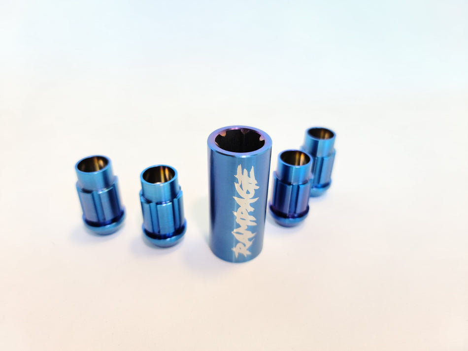 M14x1.5 5 Lug w/Wheel Lock Kit