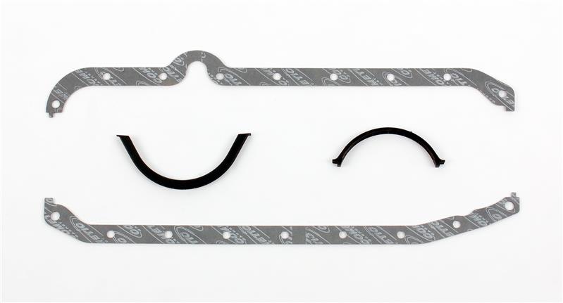 Cometic Chevy Gen1 Small Block V8 .094in Fiber Oil Pan Gskt Kit-Right Side Dipstick-Thick Front Seal