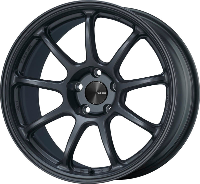 Enkei PF09 18x10.5 5x114.3 15mm Offset 75mm Bore Matte Gunmetal Wheel
