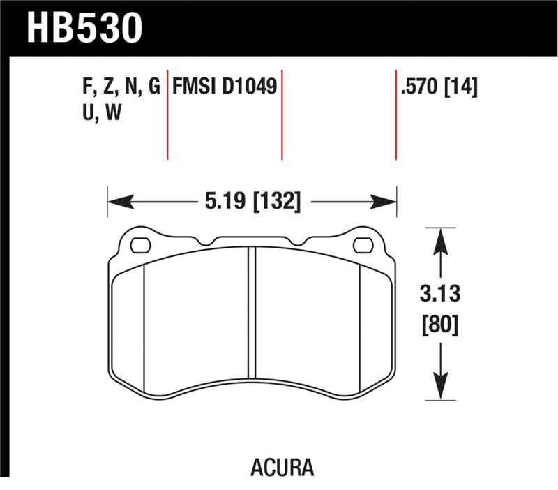Hawk HP+ Street Brake Pads