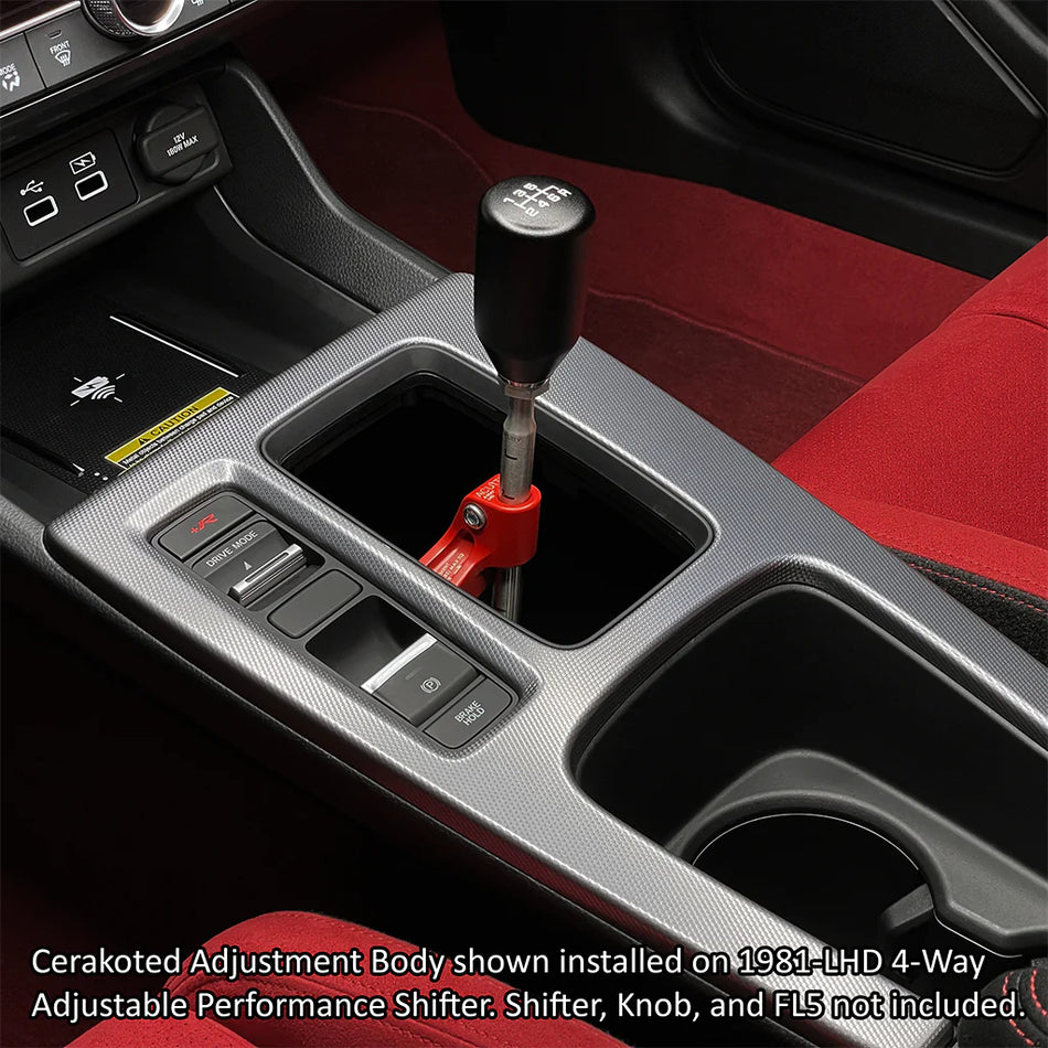 Acuity 11th Gen Civic and 5th Gen Integra Cerakoted Adjustment Bodies for 1981-LHD Shifters