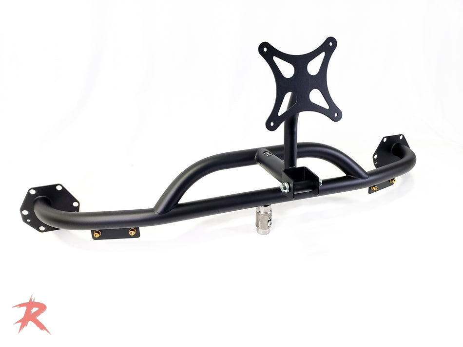 Rampage Chromoly License Plate Exit Parachute Bar - R35 GT-R