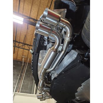 Rampage Dual 3″ Titanium Cat-Back Exhaust – C8 Corvette