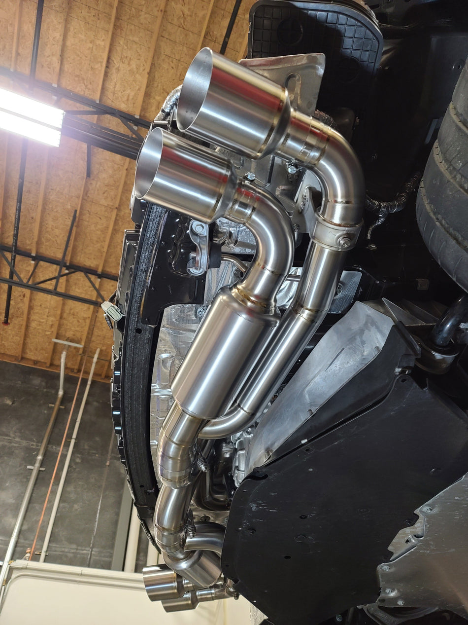 Rampage Dual 3" Titanium Cat-Back Exhaust - C8 Corvette
