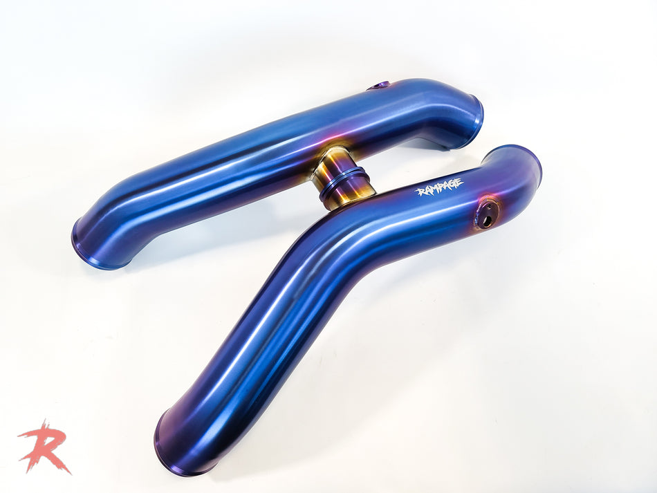 RFD Aluminum Race Piping with Titanium Upper Charge Pipes – Raw