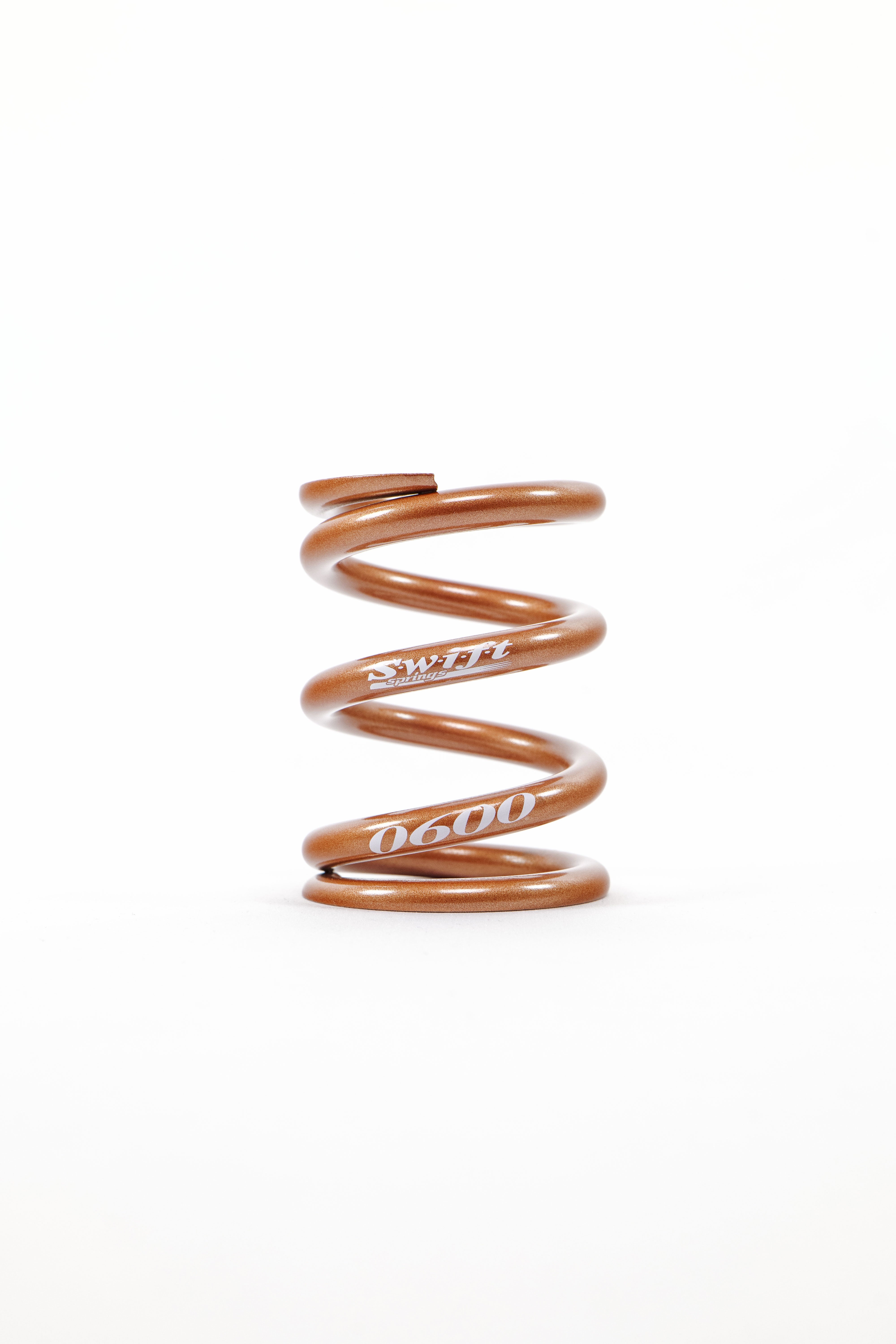 Round Wire Bump Spring - 3" Length | 1.63" ID | 600lbs/inch