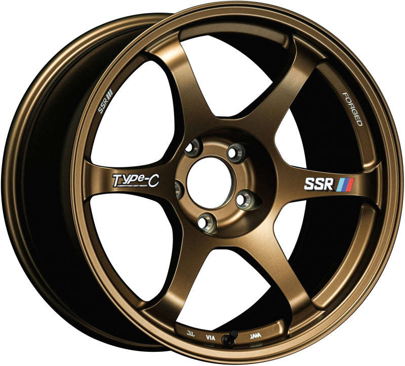 SSR Type-C Forged 17x7.5 +44 5/100 - Racing Bronze Wheel
