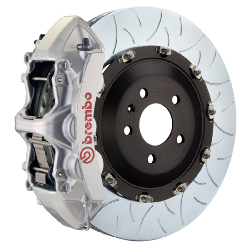Brembo 25+ BMW X3 30 xDrive (G45) Front GT BBK 6 Piston Cast 380x34 2pc Rotor Slotted Type3 - Silver