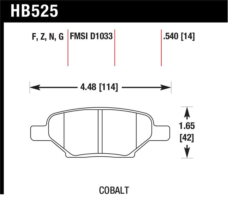 Hawk HPS Street Brake Pads