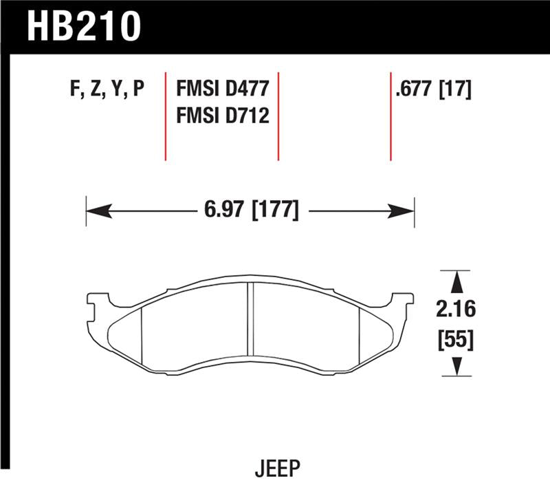 Hawk LTS Street Brake Pads