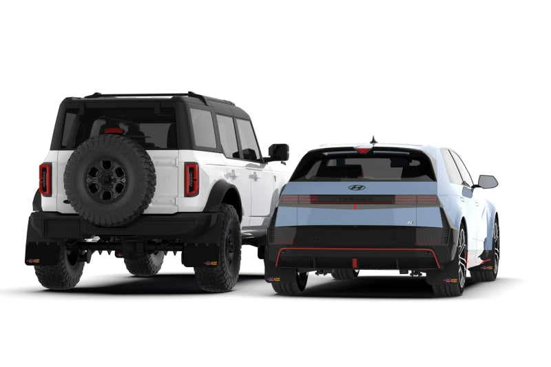 Rally Armor 21-25 Ford Bronco RR-PL Rock Rail-Plastic Rear Bumper BCE Logo