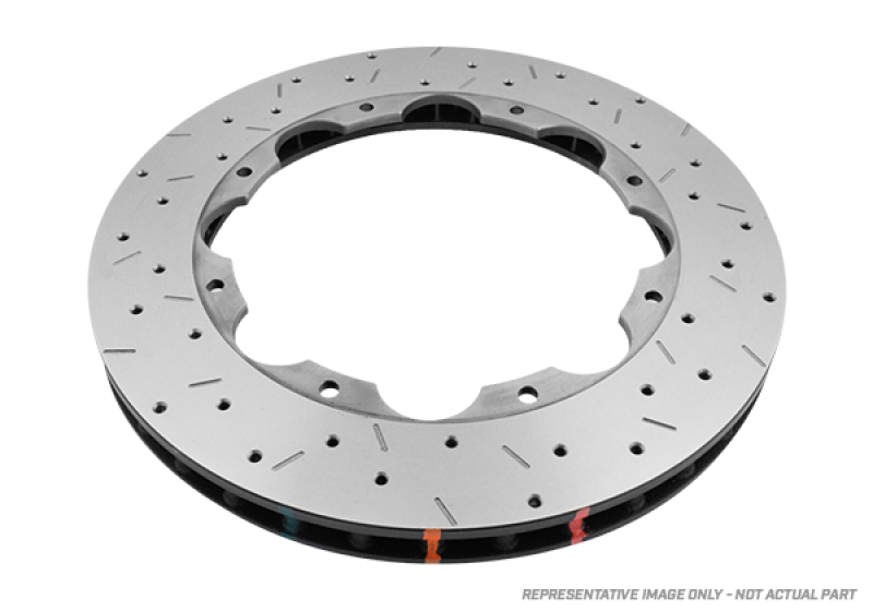 DBA 99-06 Porsche 911 Carrera 4 Front 5000 Series Drilled & Slotted Ring