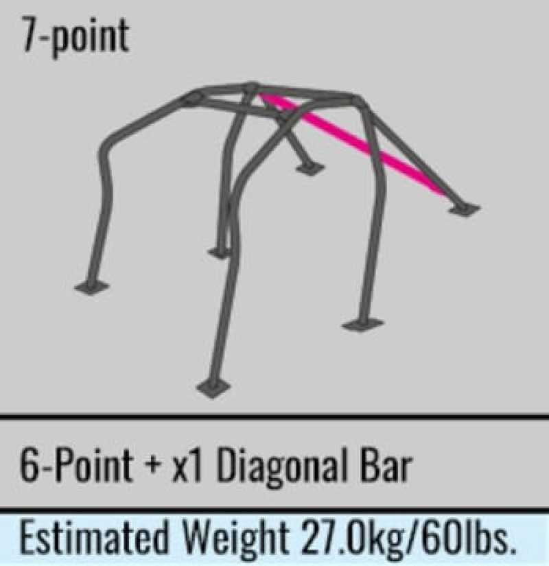 Cusco Chrmly Roll Cage 6pt 4 Pass Dash Esc SXE10 IS300 (Excl Sunroof Models) (S/O / No Cancel)