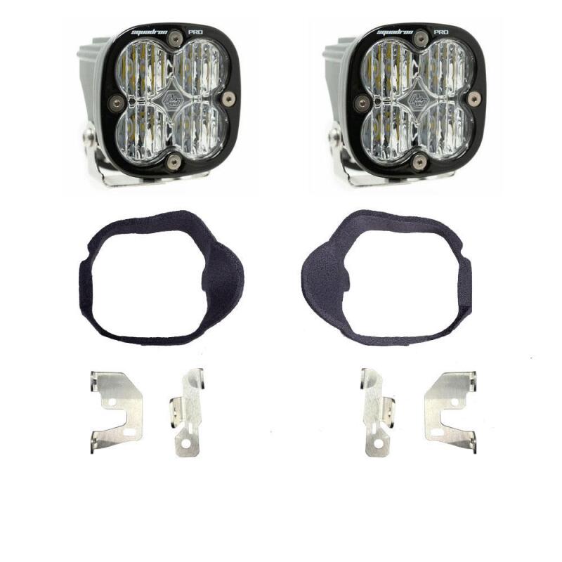 Baja Designs 14-18 Mercedes Sprinter Van Squadron Pro Fog Pocket Light Kit - Clear