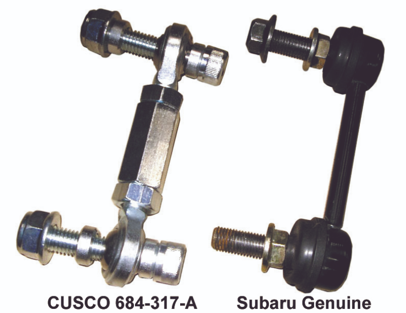 Cusco Sway Bar Link Rear Pillow Ball Fixed Length Non-Adjustable BP9 Legacy-GT