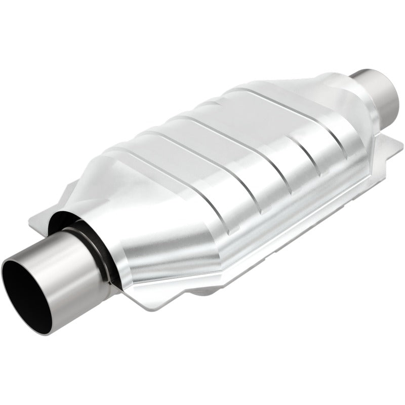 MagnaFlow Univ Cat Conv 2.5in Inlet/Outlet Center/Center Oval 12in Body L x 7in W x 16in Overall L