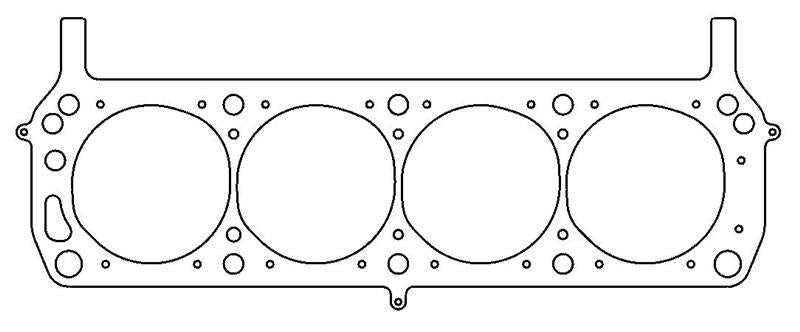 Cometic Ford 302/351W Windsor V8 .051in MLS Cylinder Head Gasket - 4.100in Bore - SVO/Yates - LHS
