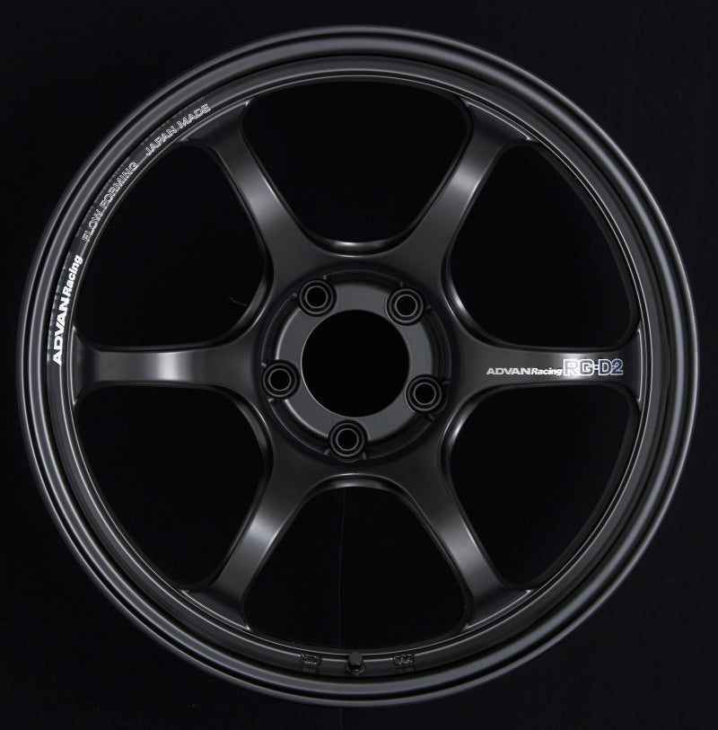 Advan RG-D2 16x5.5 +42 4x100 Semi Gloss Black Wheel
