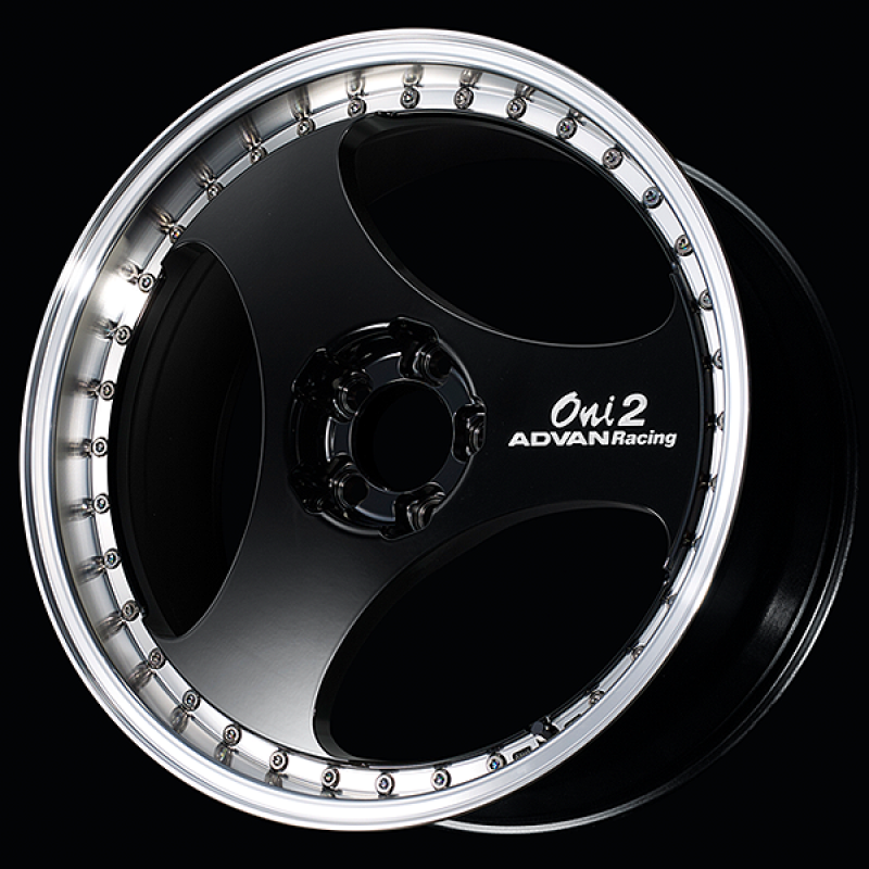 Advan ONI2 Progressive 20x11.0 / +05 Offset / 5-114.3 / 73mm Bore / Machining & Racing Gloss Black
