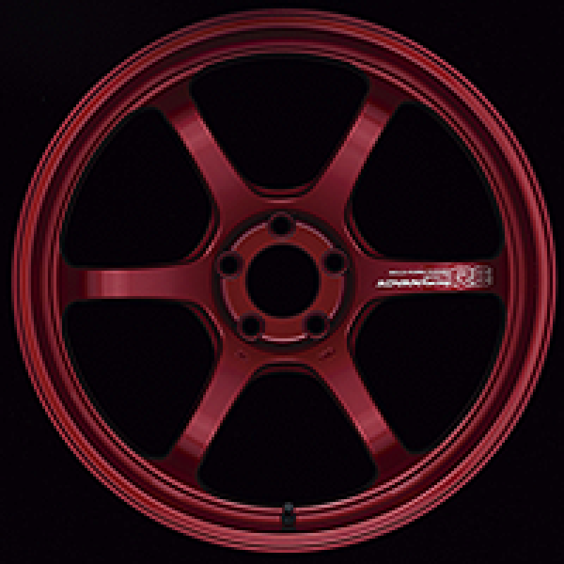 Advan R6 20x9 +42mm 5x114.3 Racing Candy Red Wheel