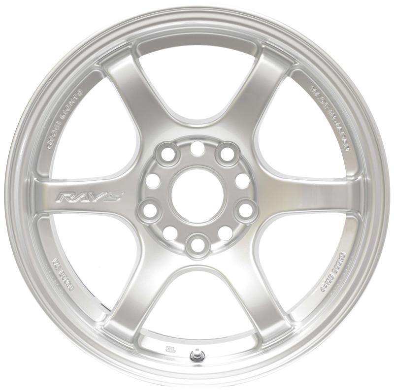 Gram Lights 57DR 15x8.0 +35 4x100 Sunlight Silver Wheel