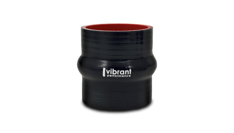 Vibrant Silicone Hump Hose Coupler 3.125in ID x 3.00in Long - Black