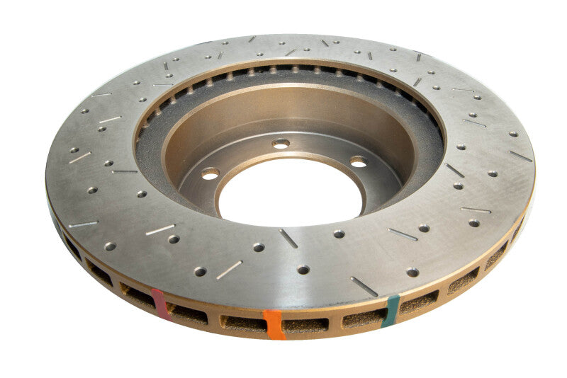 DBA 7/96+Toyota Landcruiser 90 Series Front Drilled & Slotted 4000 Series Rotor