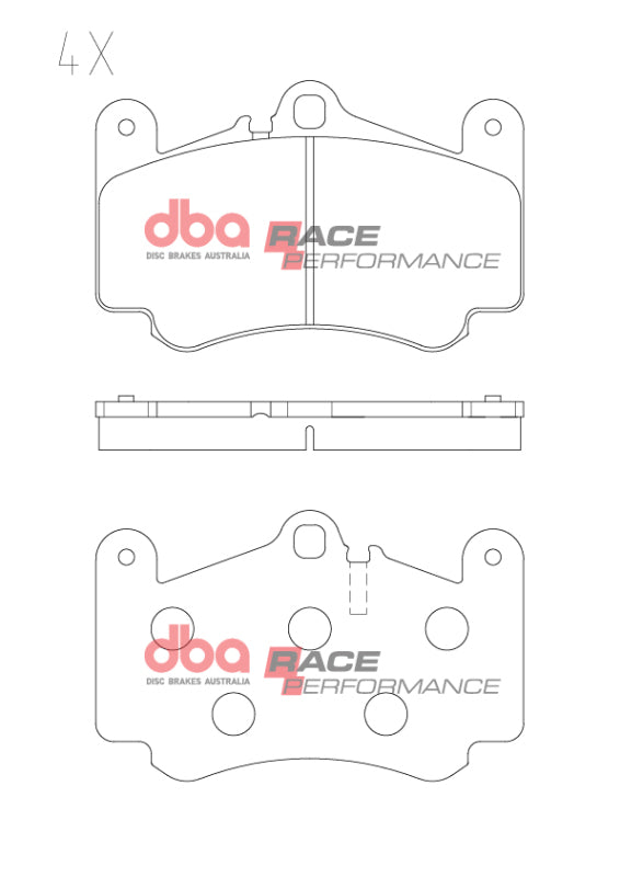 DBA 97-13 Porsche 911 996/99 RP Performance Front Brake Pads