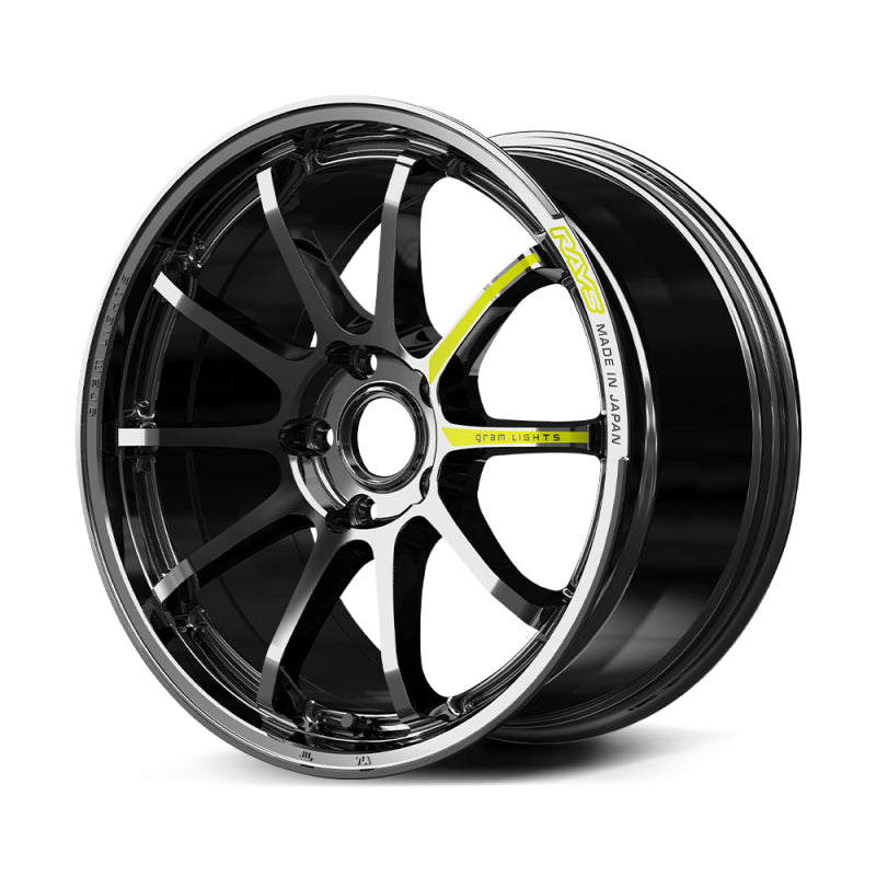 Gram Lights 57NR Limited Edition 18X8.5 +45 5-120 Rays Black Metal Coat (RB)