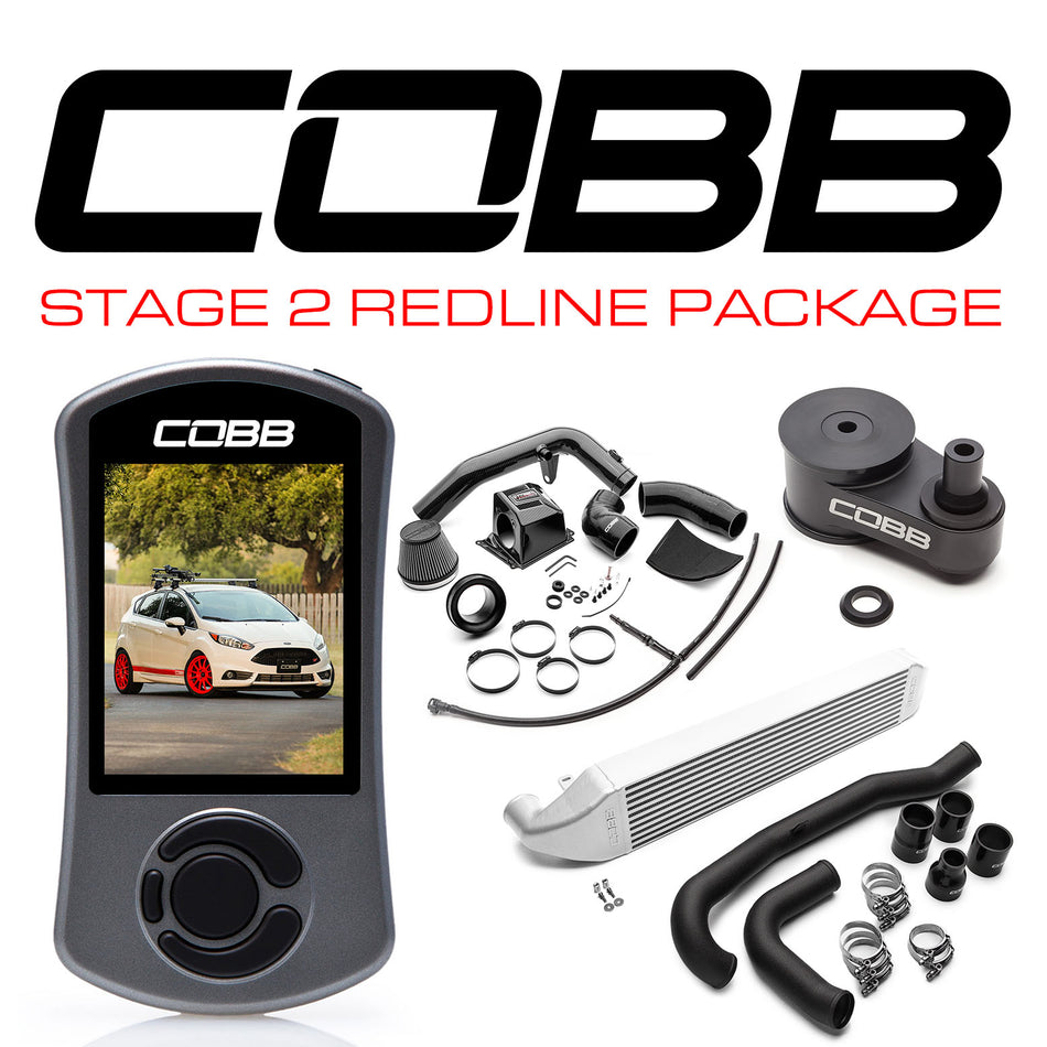 Cobb 14-19 Ford Fiesta ST Stage 2 Redline Carbon Fiber Power Package