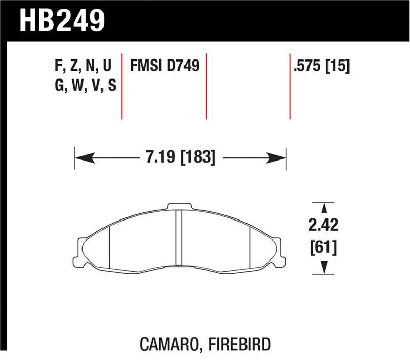 Hawk HPS Street Brake Pads