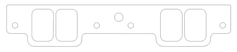 Cometic Chevy Gen-1 Small Block V8 .059in CFM-20 Intake Manifold Gasket Set - Brodix GB 2000 Heads