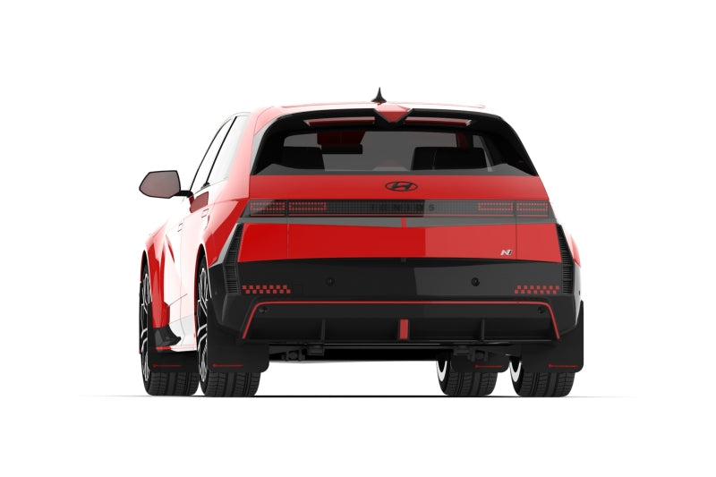Rally Armor 25-26 Hyundai Ioniq 5 N Black Mud Flap w/White Logo
