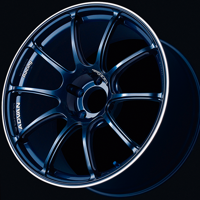 Advan RZII 15x6.5 / +40 Offset / 4x100 / 63mm Bore / Racing Indigo Blue and Ring