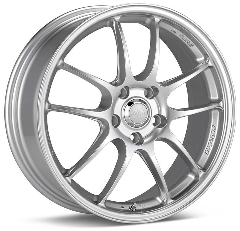 Enkei PF01 18x9 5x114.3 45mm Offset Silver Wheel