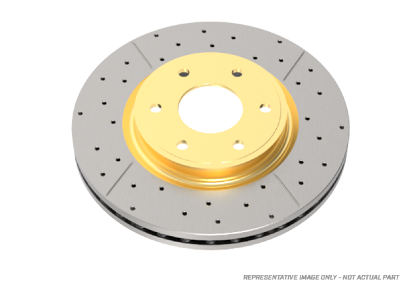 DBA 09-16 Mini Cooper (w/JCW Brakes) Front Drilled & Slotted Street Series Rotor
