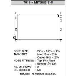 CSF 2008-2015 Evo X 4B11T Full-Size Radiator