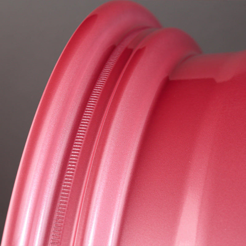 Gram Lights 57CR 18x9.5 +38 5x120 Sakura Pink Wheel (w/ Center Cap & No. 21 BK Air Valve)