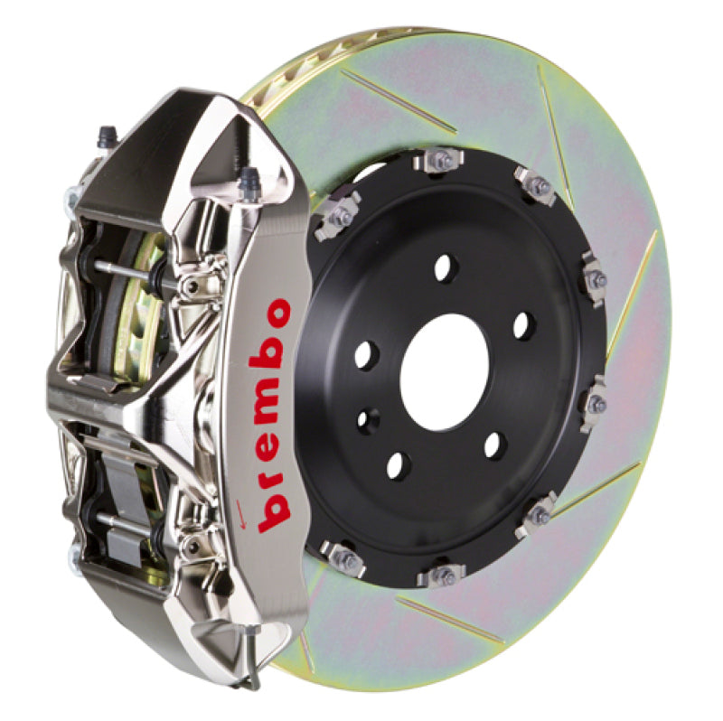 Brembo 25+ BMW X3 30 xDrive Fr GT-R BBK 6 Pist Billet 380x34 2pc Rotor Slotted Type1 - Nickel Plated