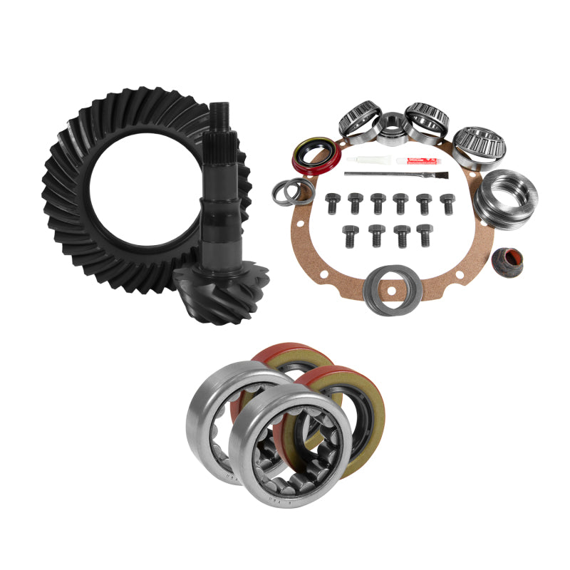 Yukon Gear 8.8in Ford 3.27 Rear Ring & Pinion Install Kit 2.25in OD Axle Bearings and Seals