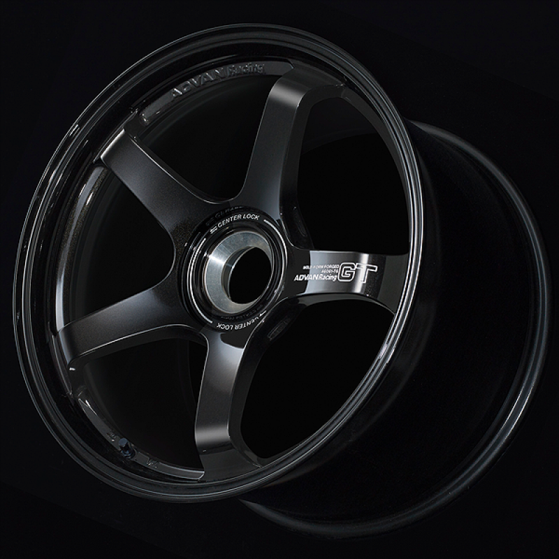 Advan GT for Porsche 21x9.5 / +59 Offset / 5x130 / 71.8mm Bore / Racing Titanium Black