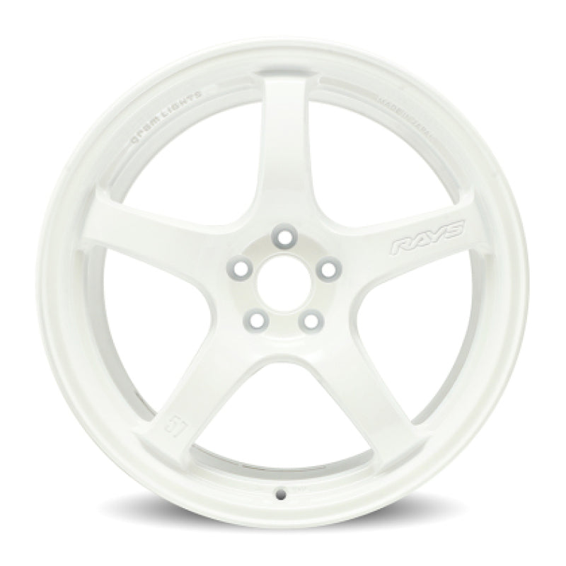Gram Lights 57CR Limited 15x8.0 +28 4x100 White Wheel
